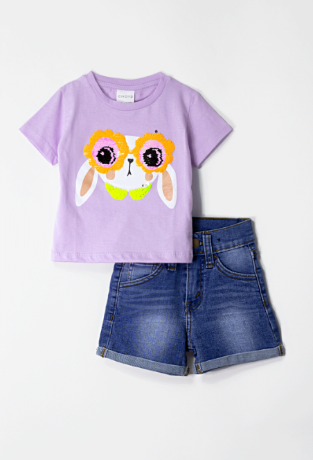 CHOYS 8511 Playera de niña (7G3)