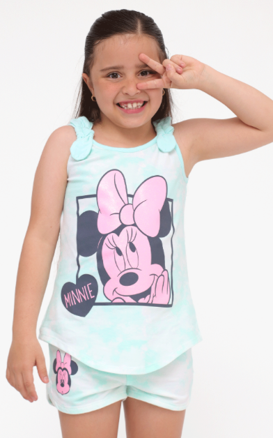 CHOYS 210618 Conjunto de blusa y short para niña (5B3)