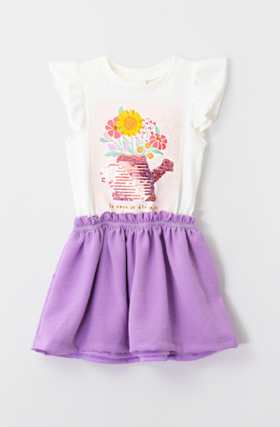 CHOYS 8489 Vestido de niña (5A2)