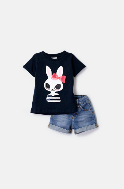CHOYS 8257 Playera de niña (9B2)